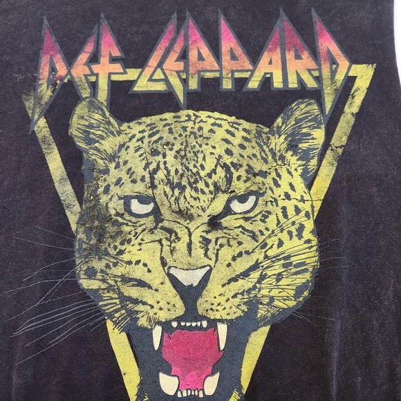 VINTAGE INSPIRED DEF LEPPARD 1983 BAND TOUR TANK T-SHIRT SIZE LARGE - Picture 8 of 9